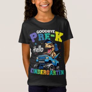 Goodbye Pre-k Monster Truck T rex Abschluss Boys T-Shirt