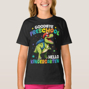 Goodbye Preschool Abschluss Dinosaur T rex T-Shirt