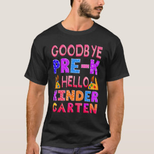 Goodbye Preschool Abschluss Hello Kindergarten Pr T-Shirt