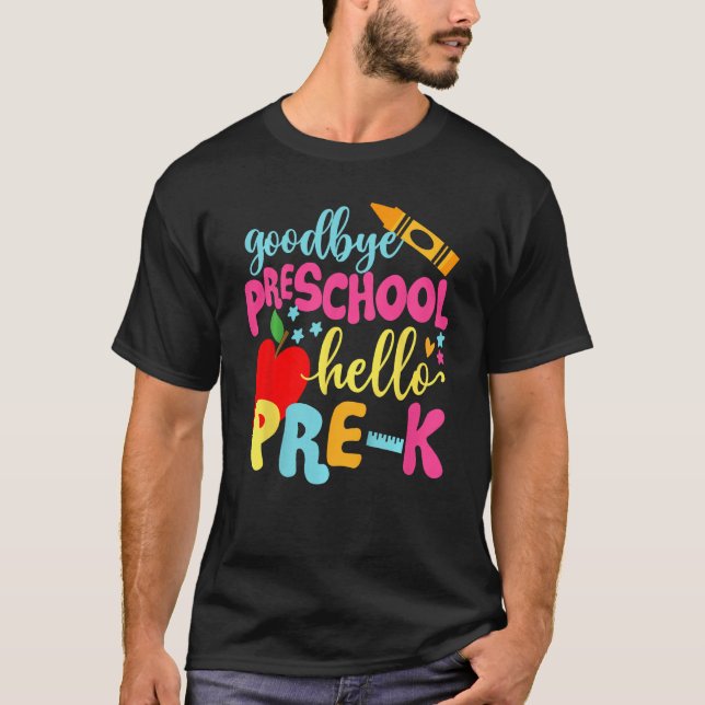 Goodbye Preschool Class Of 2033 Graduate Hello Pre T-Shirt (Vorderseite)