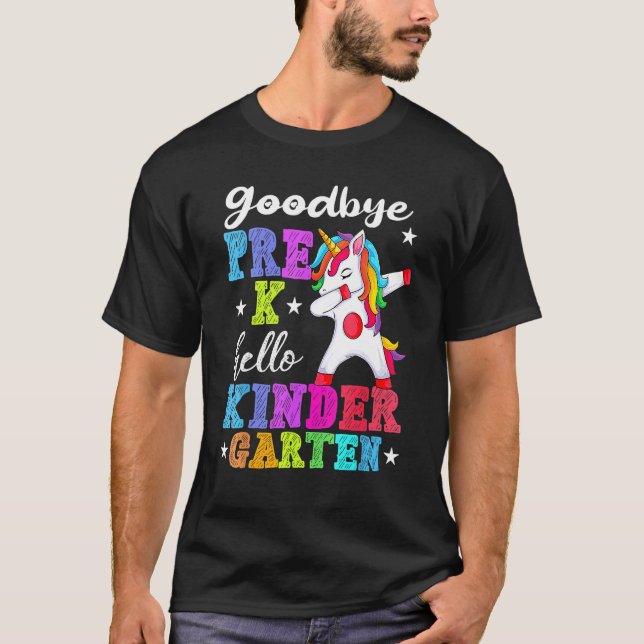 Goodbye Preschool Graduation Hello Kindergarten Pr T-Shirt (Vorderseite)