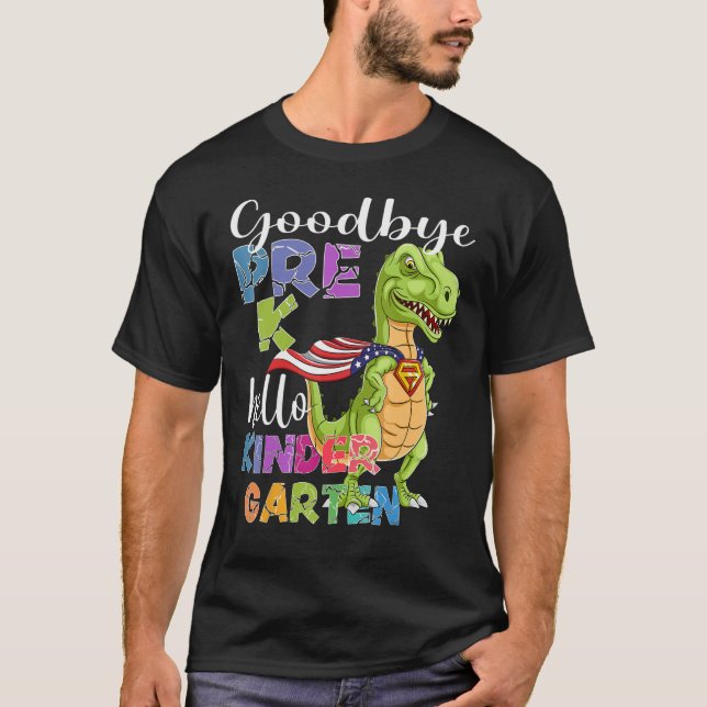Goodbye Preschool Graduation Hello Kindergarten Pr T-Shirt (Vorderseite)