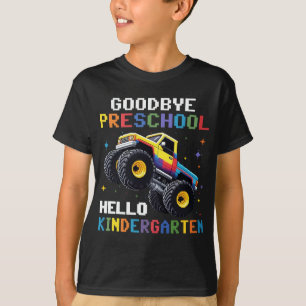 Goodbye Preschool Monster Truck T rex Abschluss T-Shirt