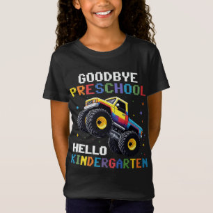 Goodbye Preschool Monster Truck T rex Abschluss T-Shirt