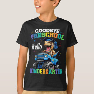 Goodbye Preschool Monster Truck T rex Abschluss T-Shirt
