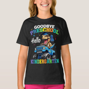 Goodbye Preschool Monster Truck T rex Abschluss T-Shirt