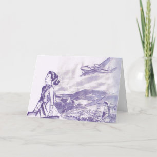 Goodbye Viel Glück Karte