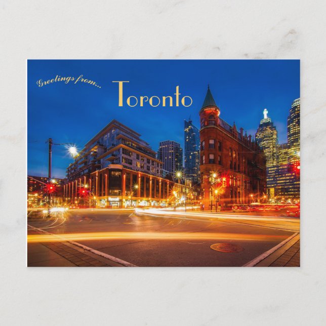 Gooderham Gebäude Flatiron Gebäude Toronto Postkarte (Vorderseite)