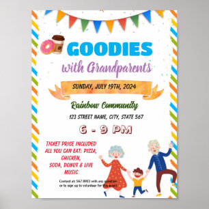 Goodies für Großeltern Event Flyer Poster