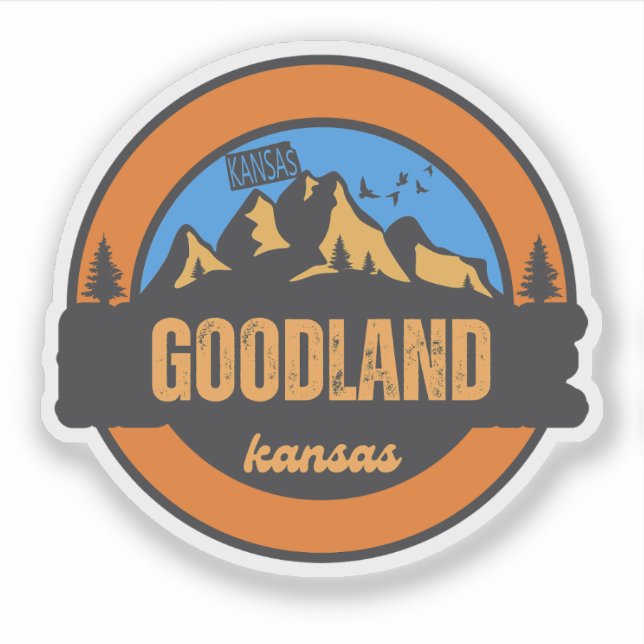 Goodland, Kansas Aufkleber (Vorderseite)
