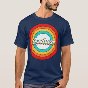 Goodman Name Shirt Vintag Goodman Circle