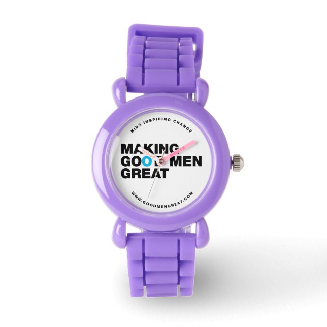 GoodMenGreat.com KIDS Watch Armbanduhr (Vorderseite)