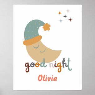Goodnight Moon Kinderzimmer Room Poster