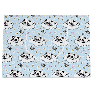 Goodnight Sleeping Panda Bär Große Geschenktüte