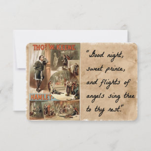 Goodnight Sweet Prinz Mitteilungskarte