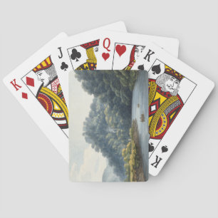 Goodrich Castle on Wye (w/c, pen & ink, Kreide Spielkarten