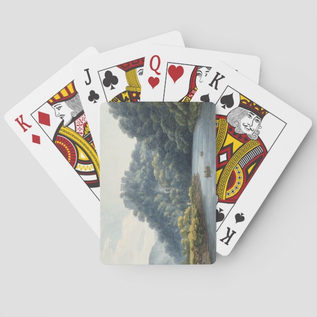 Goodrich Castle on Wye (w/c, pen & ink, Kreide Spielkarten (Rückseite)