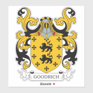 Goodrich-Familienwappen Aufkleber
