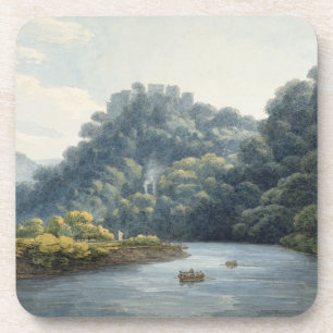 Goodrich Schloss auf dem Ypsilon (w/c, Stift u. Untersetzer