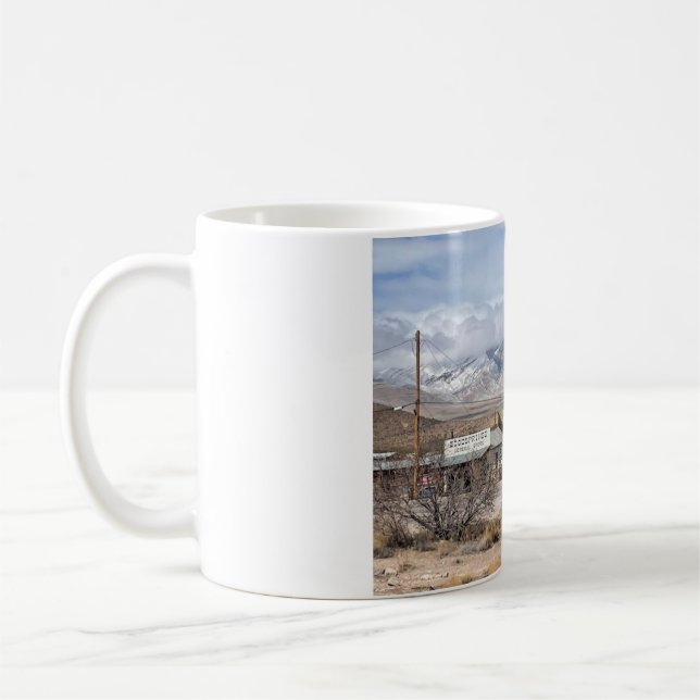 Goodspring General Store & Pioneer Saloon Winter  Kaffeetasse (Links)