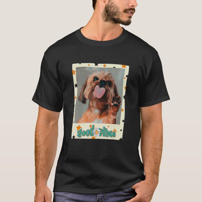 Goodvibes Shih Tzu Dog Haustiere und Tierbesitzer T-Shirt (Vorderseite)