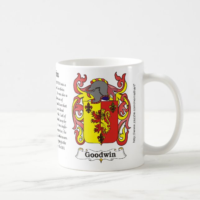 Goodwin Familien-Wappen Tasse (Rechts)