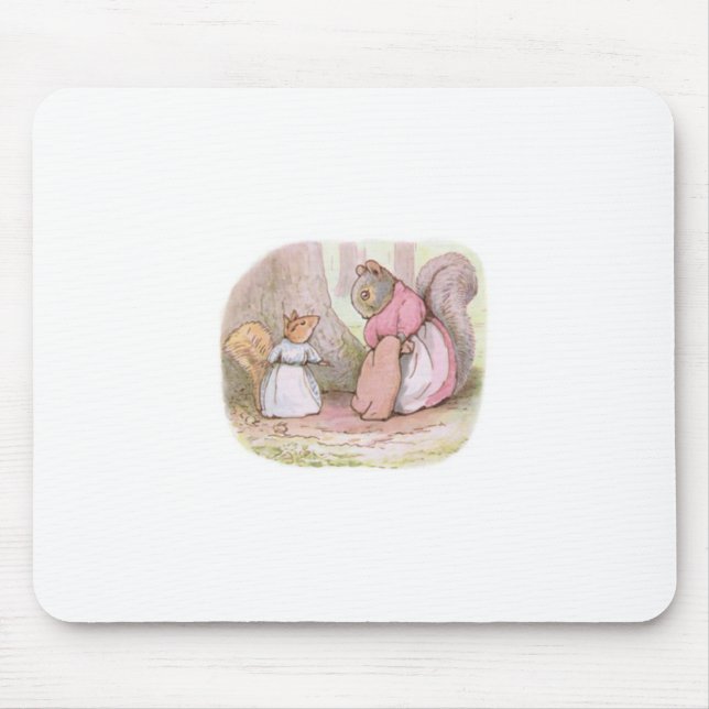 Goody und Mrs. Hackee (Eichhörnchen) (Beatrix Pott Mousepad (Vorne)