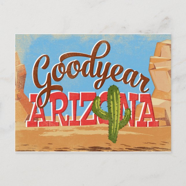 Goodyear Arizona Postkarte (Vorderseite)