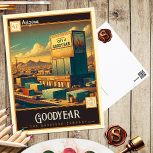 Goodyear, Arizona   Vintage Postkarte