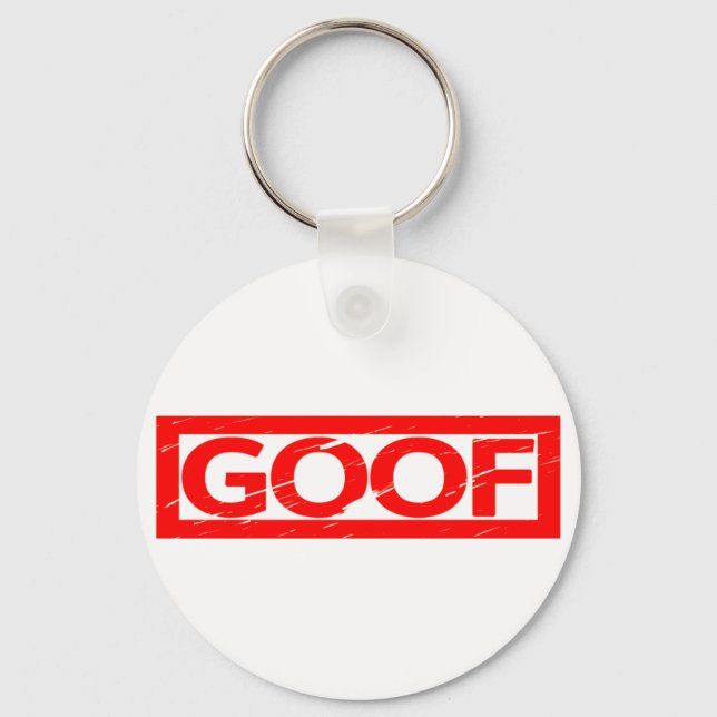 Goof Briefmarke Schlüsselanhänger (Vorderseite)
