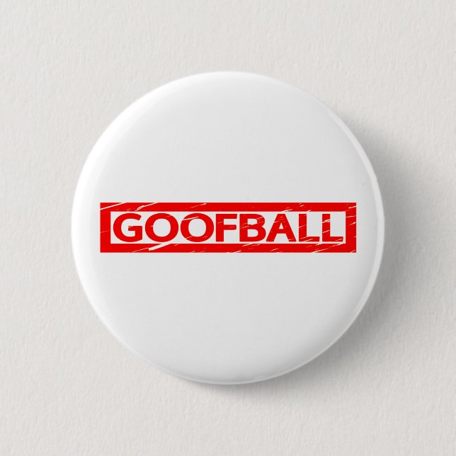 Goofball-Briefmarke Button (Vorderseite)