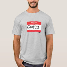 Goofus Name Tag Männer-T-Shirt