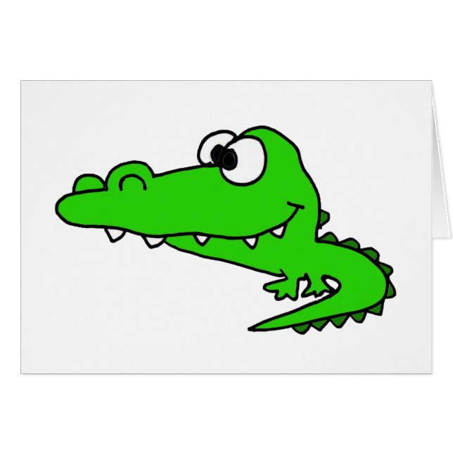 Goofy AlligatorCartoon (Vorderseite (Horizontal))