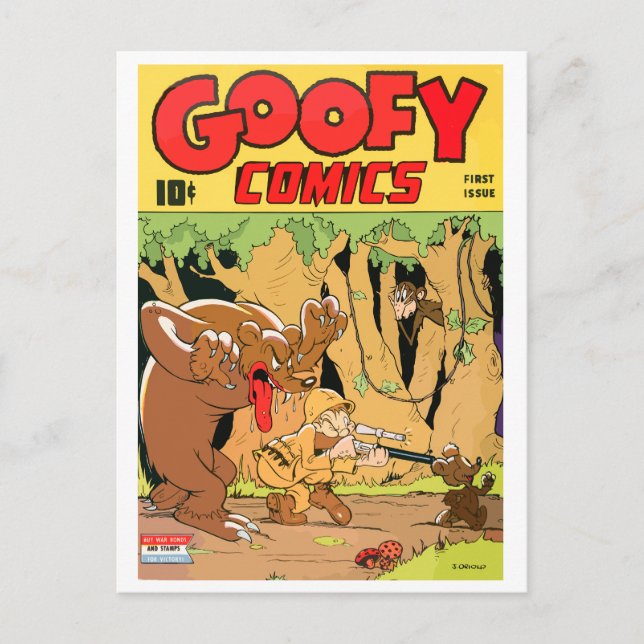 Goofy Comic, #1 Postkarte (Vorderseite)