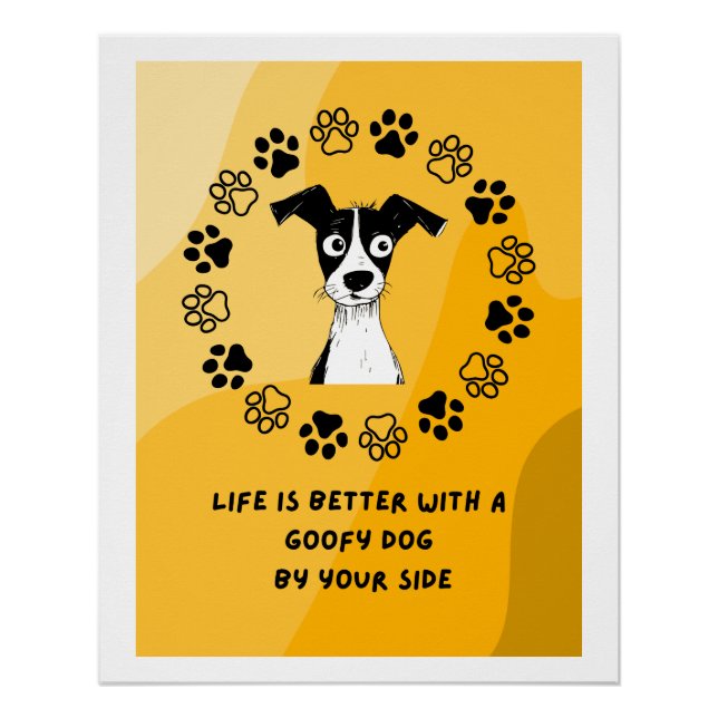 Goofy Dog Poster (Vorderseite)