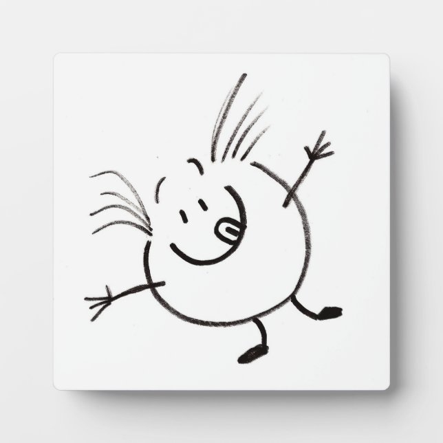 Goofy Doodle Typ Plaque Fotoplatte (Vorderseite)