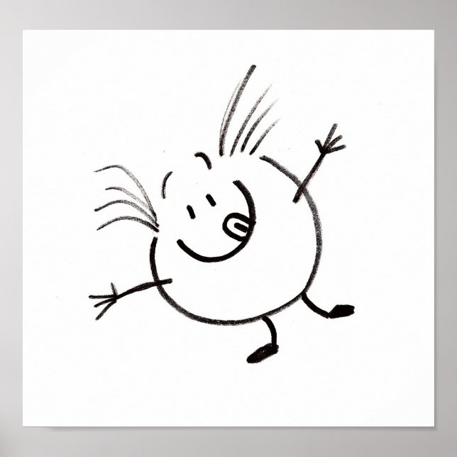 Goofy Doodle Typ Poster (Vorne)