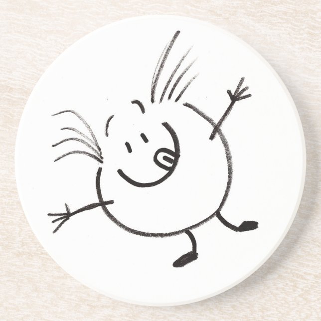 Goofy Doodle Typ Untersetzer (Vorne)