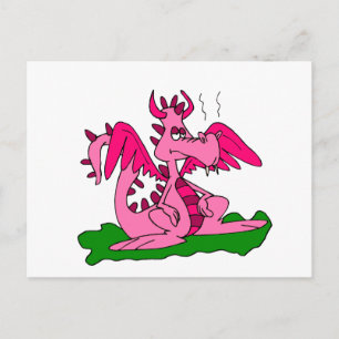Goofy Dragon Niedlich Postkarte