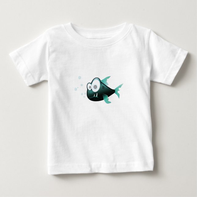Goofy Fish Baby T-Shirt (Vorderseite)