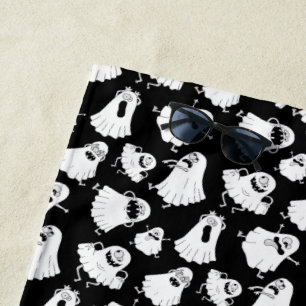 Goofy Ghosts Beach Handtuch