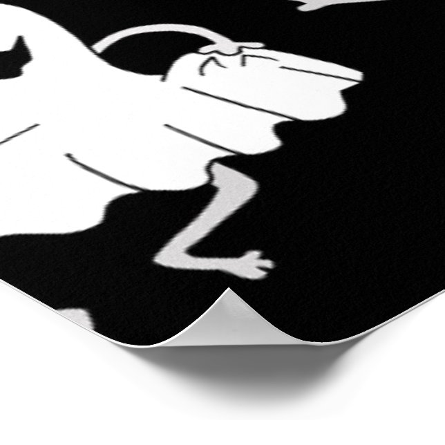 Goofy Ghosts Poster (Ecke)