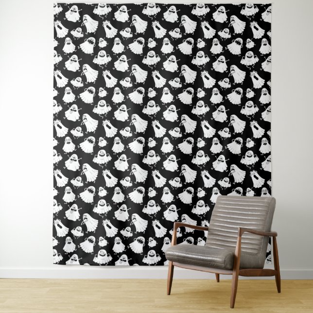Goofy Ghosts Tapestry Wandteppich (Beispiel)