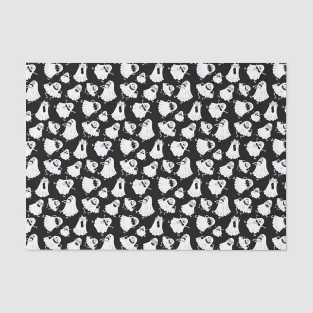 Goofy Ghosts Tissue Paper Seidenpapier (Vorderseite)