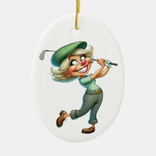 Goofy Golf Keramik Ornament