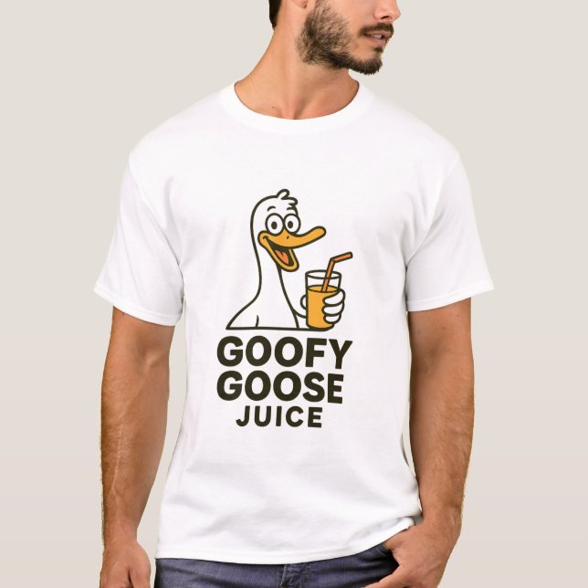 Goofy Goose Juice – Fun & Quirky Designs for Every T-Shirt (Vorderseite)