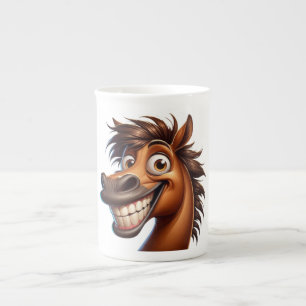 Goofy Horse Columbus Day Tasse