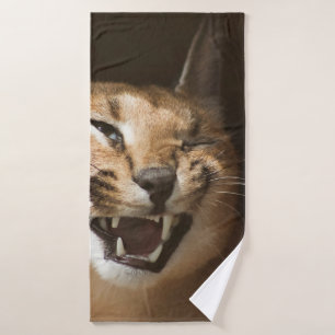 Goofy Lynx Badehandtuch