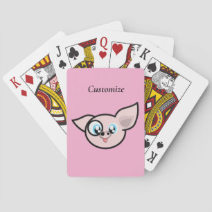 Goofy Pig lächelnd Thunder_Cove Spielkarten