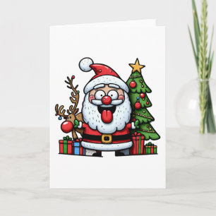 Goofy Santa Karte